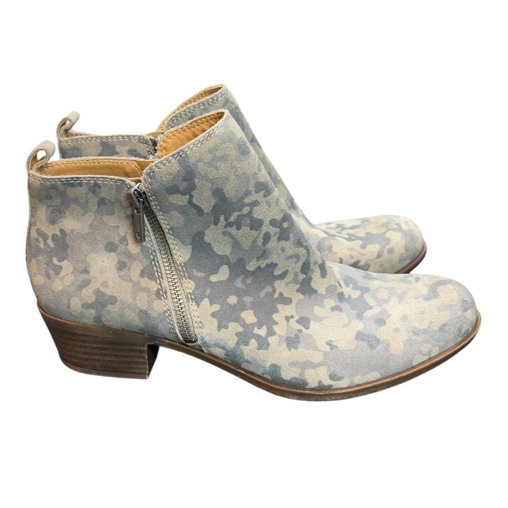 Lucky Brand Basel Titanium Camo Booties 11